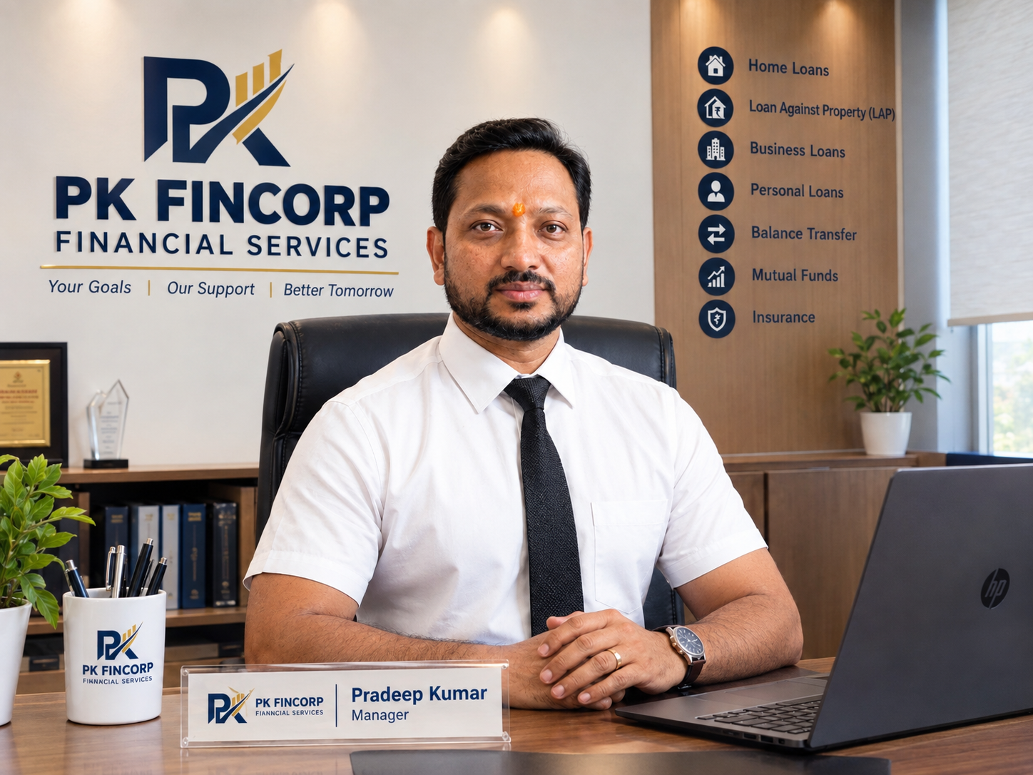 Pradeep Kumar Yadav, Manager, PK FINCORP Financial Services